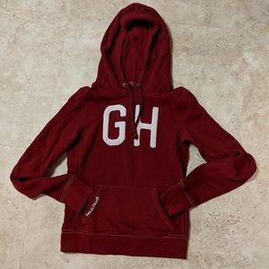 Gilly hicks deep red hoodie